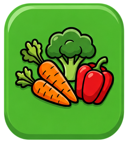 Vegetables from the garden category